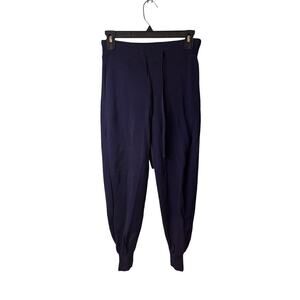 Alexis Navy Blue Knit Genie Jogger Pants Sz Small